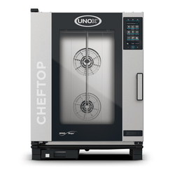 UNOX CHEFTOP MIND.Maps PLUS XEVC-1011-GPRM-MS Professioneller Countertop-Ofen 10 Einschübe GN 1/1 Gas Türöffnung rechts