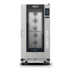 UNOX CHEFTOP MIND.Maps BIG PLUS XEVL-2011-GPLS Professioneller Trolley-Ofen 20 Einschübe GN 1/1 Gas Türöffnung links