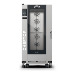 UNOX CHEFTOP MIND.Maps BIG PLUS XEVL-2021-DPRS Professioneller Trolley-Ofen 20 Einschübe GN 2/1 Elektrisch Türöffnung rechts