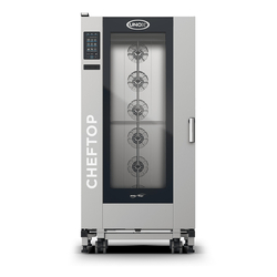 UNOX CHEFTOP MIND.Maps BIG PLUS XEVL-2021-GPRS Professioneller Trolley-Ofen 20 Einschübe GN 2/1 Gas Türöffnung rechts