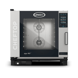 UNOX CHEFTOP MIND.Maps PLUS XMVC-0621-HPRM Professioneller Countertop-Ofen 6 Einschübe GN 2/1 Elektrisch Türöffnung rechts