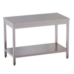 Vaiotec Topline Gastro-Arbeitstisch, Grundboden, 1500 × 700 mm