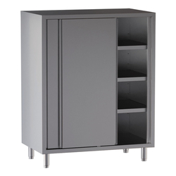 Vaiotec Topline Gastro-Hochschrank, 2 Schiebetüren, Höhe 1800 mm, 1200 × 700 mm