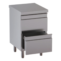 Vaiotec Topline Gastro-Schubladenschrank, 2 Schubladen, 500 × 600 mm