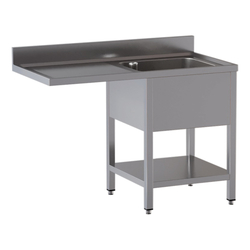Vaiotec Topline Gastro-Spülcenter, 1 Becken rechts, 1200 × 700 mm