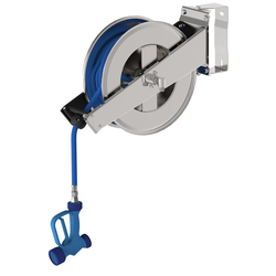 Vaiotec Topline Schlauchaufroller mit Brause – 20 Meter, 180 × 700 mm