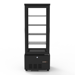 Vaiotec Topline Gastro-Kühlvitrine 4-fach, 92 Liter schwarz, 434 × 398 mm