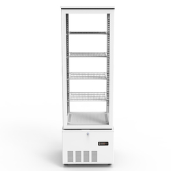 Vaiotec Topline Gastro-Kühlvitrine 4-fach, 237 Liter weiß, 515 × 553 mm