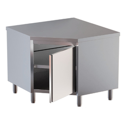 Vaiotec Topline Eckarbeitsschrank, Flügeltür, passend für 600er Tiefe, 1000 × 1000 mm