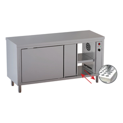 Vaiotec Topline Gastro-Wärmeschrank, Schiebetür zur Durchreiche, 1600 × 600 mm