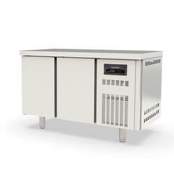 Vaiotec Topline Gastro-Tiefkühltisch, 2-fach GN 1/1 mit 2 Türen, 1345 × 700 mm