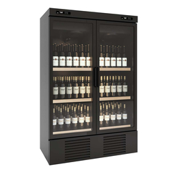 Vaiotec Topline Weinkühlschrank Schwarz, 2 Zonen symmetrisch, 1000 Liter, 1250 × 770 mm