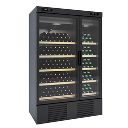 Vaiotec Topline Weinkühlschrank Schwarz, 2 Zonen asymmetrisch, 1000 Liter, 1250 × 770 mm