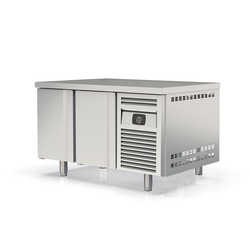 Vaiotec Topline Bäckerei Gastro-Tiefkühltisch, 2-fach EN 60x40 mit 2 Türen, 1495 × 800 mm