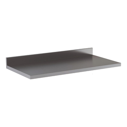 Vaiotec Topline Arbeitsplatte mit Aufkantung, 700 × 700 mm