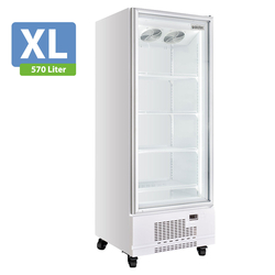 Vaiotec Topline Gastro-Getränkekühlschrank 1 Tür, 570 Liter XL,weiß, 750 × 742 mm