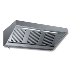 Vaiotec Gastro-Wandhaube Premium, LED Beleuchtung, Filter, 3000 × 900 mm