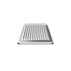 UNOX SPEED.Plate RIBBED TG143 Platten und Behälter für Speed-Öfen 300x300