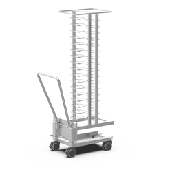 UNOX QUICK.Plate XECTL-034P QUICK.Load Trolley Chloridbeständiger Edelstahl AISI 316L