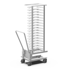 UNOX QUICK.Plate XECTL-051P QUICK.Load Trolley Chloridbeständiger Edelstahl AISI 316L