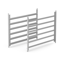 UNOX Seitenstützen für Untergestell XR727 Zubehör für Untergestell und neutrale Schränke