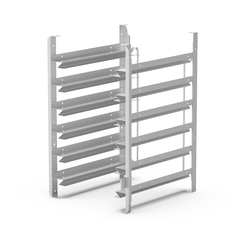 UNOX Einhängegestelle GN1/1 + 600x400 für Öfen XUC054 Seitliche Stützen für Öfen und Gärschränke