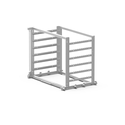 UNOX Blech-Haltekorb XWDBA-0611 Trolley mit Tablettträger