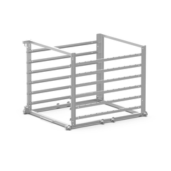 UNOX Blech-Haltekorb XWDBA-0621 Trolley mit Tablettträger