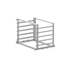 UNOX Blech-Haltekorb XWLBA-05EU Trolley mit Tablettträger