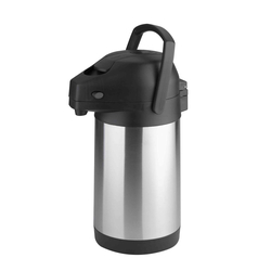 SARO Edelstahl-Isolierpumpkanne ECO (innen/außen Edelstahl)