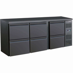 SARO Barkühler mit 3 x 2 Schubladen, Modell BC 3100-S6