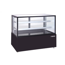 SARO Kuchenvitrine 410 L - schwarz Modell MARION AV