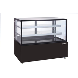 SARO Kuchenvitrine 510 L - schwarz Modell VANESSA AV