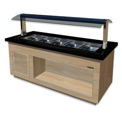 SARO Heißes Buffet für 5x 1/1 GN, Modell PREMIUM LINE SB-H200 OAK
