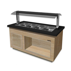 SARO Salatbar für 4x 1/1 GN, Modell PREMIUM LINE SB-K170 OAK