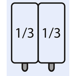 SARO E7/CPCEXC Nudelkorb-Set: 2 x 1/3 GN