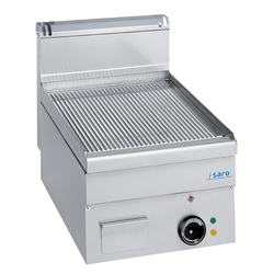 SARO Elektrogrillplatte, gerillt, Tischmodell EFT46R