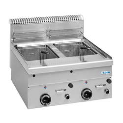 SARO Gas-Fritteuse 8+8 L Tischmodell GF66
