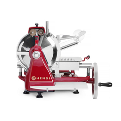 Hendi Aufschnittmaschine, manuell RETRO 300, Rot, 720x600x(H)740mm