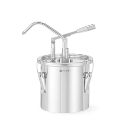 Hendi Saucenspender, Edelstahl, einzeln, 4, 5L, ⌀198x(H)360mm