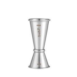 BarUp Jigger 20/40 ml, 0, 04L, Silber, ⌀42x(H)100mm, Rund