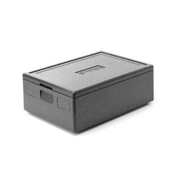 Hendi Isolierbehälter, Kitchen Line, GN 1/1, 53L, Schwarz, 685x485x(H)260mm