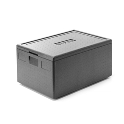 Hendi Isolierbehälter, Kitchen Line, GN 1/1, 80L, Schwarz, 685x485x(H)360mm