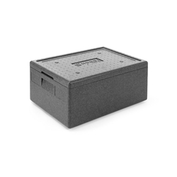 Hendi Isolierbehälter, Kitchen Line, GN 1/1, 40L, Schwarz, 600x400x(H)283mm