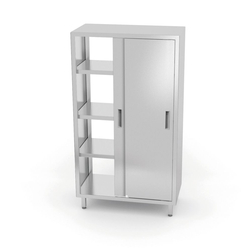 Hendi Durchreicheschrank mit Schiebetüren – verschraubt, Kitchen Line, 800x700x(H)1800mm