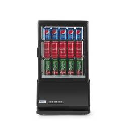 Arktic Aufsatz-Kühlvitrine 58 Liter, schwarz, Inhalt: 58 Liter, Farbe: Schwarz