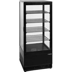 SARO Kühlvitrine SC 100 schwarz, Inhalt: 100 Liter, Farbe: Schwarz