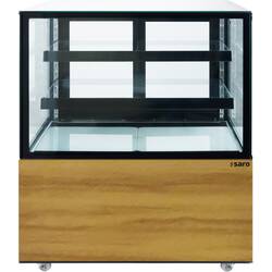 SARO Kuchenvitrine mit Holzdekor, 300 Liter MAXIME
