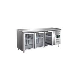 SARO Kühltisch mit 3 Glastüren GN 3100 TNG