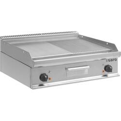 SARO Gas-Griddleplatte Tisch E7/KTG1BBL